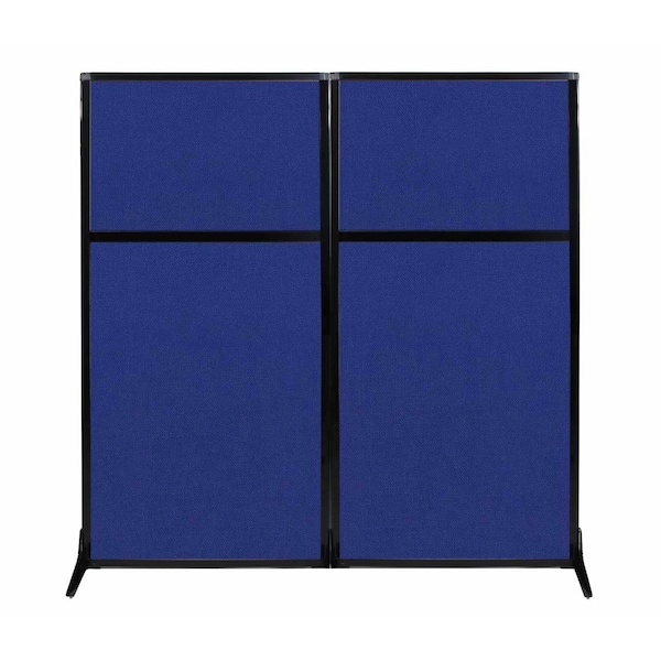 Work Station Screen 66" x 70" Royal Blue Fabric